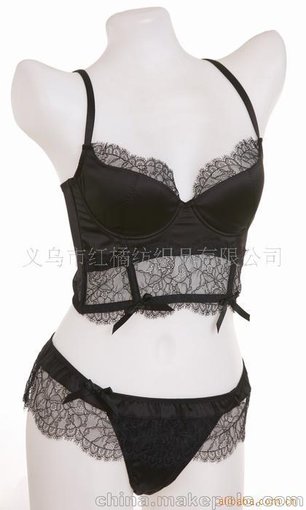 文胸內(nèi)衣套裝 情趣花邊文胸套裝圖片
