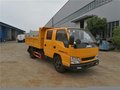 内蒙古乌兰察布 双排座自卸车五十铃发动机115马力厂家直销