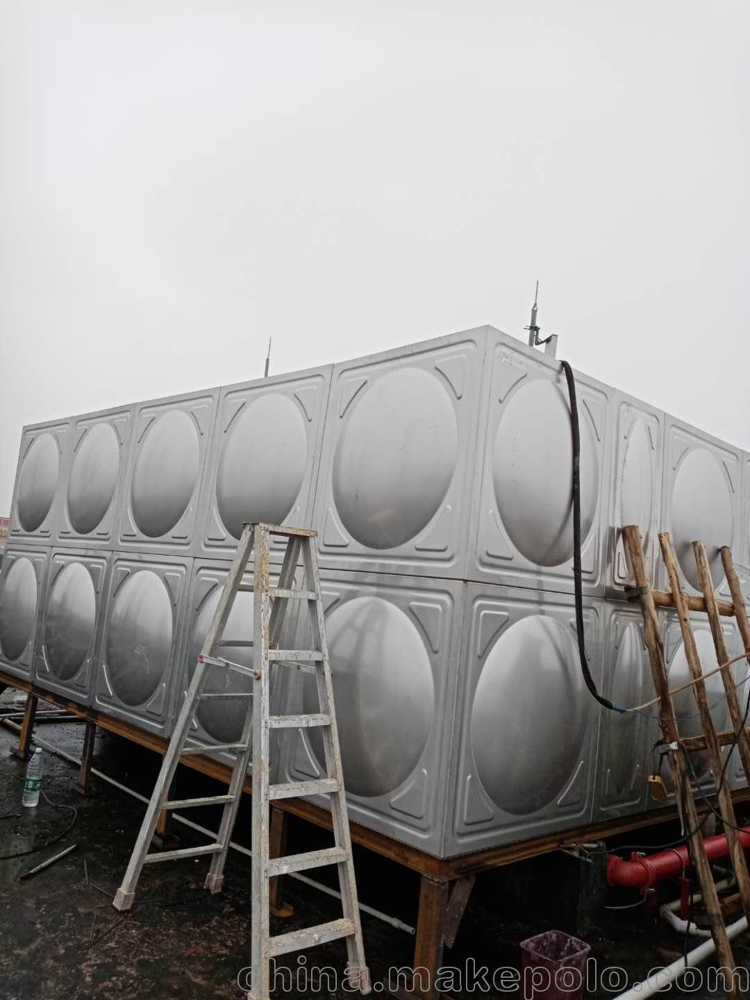 长沙不锈钢水箱厂家 不锈钢保温水箱价格 方形消防水箱304定制