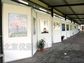 北京招聘会展板出租 学校宣传展板租赁 八棱柱展架销售 展览展板