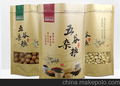 200*300+40MM五谷杂粮包装袋牛皮纸开窗立袋食品自封袋