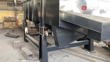 碎石料电动筛选机直线振动筛厂家客户验货等待发货