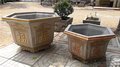 厂家直供 定制 塑料花坛模具 绿植种植花纹花盆多规格花坛模具