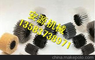 玻璃清理機毛刷 價格 波紋絲毛刷 廠家 鋼材去毛刺毛刷滾圖片