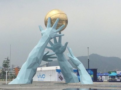 青岛广场雕塑 不锈钢雕塑
