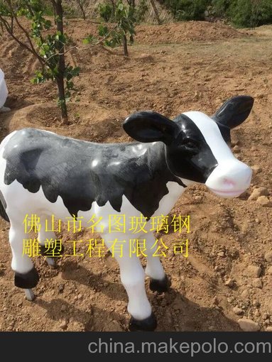 供應(yīng)玻璃鋼動物雕塑可愛新穎圖片