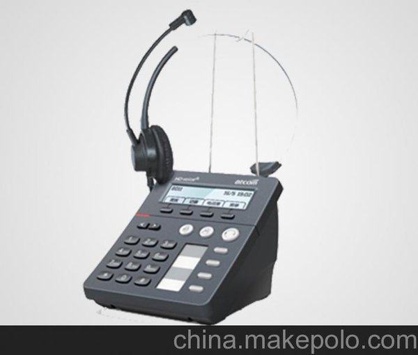供應山東批發(fā)呼叫中心耳麥電話機話務員專用話務盒耳機客服電話機圖片
