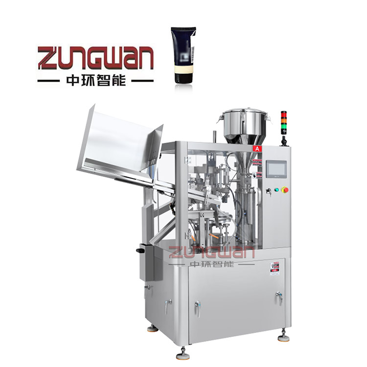 ZHY-60YP菲詩小鋪恒彩修容cc霜軟管灌裝封尾機