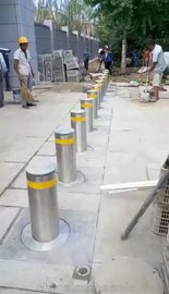 不锈钢警示柱 活动预埋路桩 304不锈钢固定隔离防撞柱
