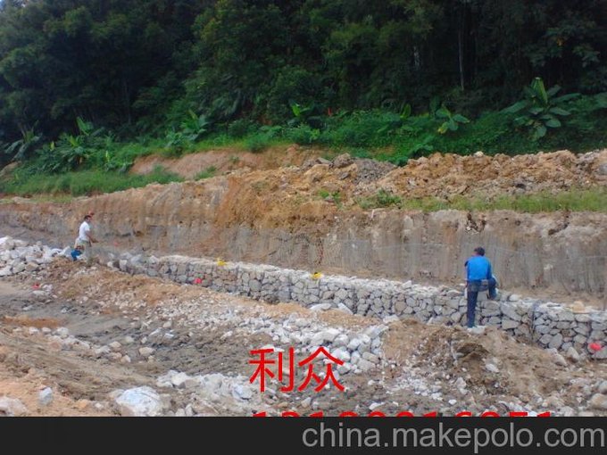 河道治理防沖刷鉛絲籠  水利工程建設(shè)鉛絲籠固腳  2*1*1鉛絲籠圖片