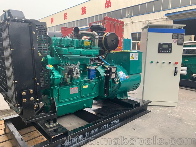 濰柴100KW柴油發(fā)電機組純銅無刷電機圖片