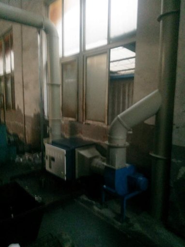 寧波余姚造粒車間凈化廢氣處理，油煙凈化廢氣處理達(dá)標(biāo)排放圖片