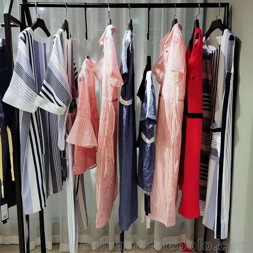 廣州網(wǎng)紅直播 大碼民族風(fēng) 知性連衣裙品牌折扣女裝尾貨批發(fā)走份圖片