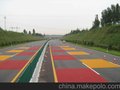 乌鲁木齐彩色防滑路面  新疆彩色防滑路面 克拉玛依彩色防滑路面