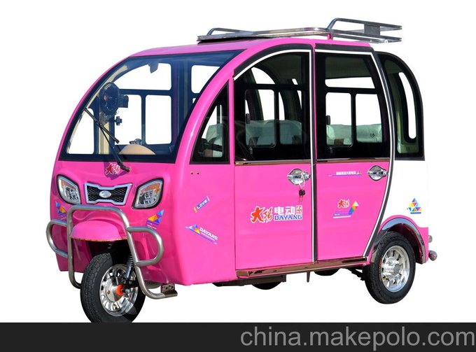 沈陽(yáng)市大陽(yáng)小天使  全封閉電動(dòng)客運三輪車(chē)價(jià)格 三輪電動(dòng)車(chē)批發(fā)圖片