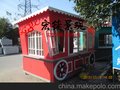 定制防腐木售货亭，景区木屋，户外移动售货亭上海樟子松