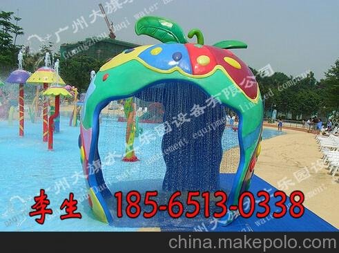 嬉水小品戲水小品(珊瑚花)玻璃鋼卡通噴水水上樂園設備廠家圖片