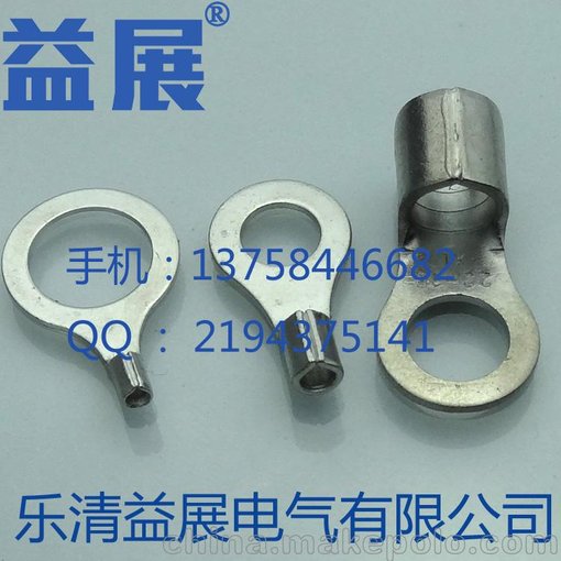 OT4-5接線鼻/圓形冷壓裸接線端子頭/電線接頭/銅鼻子 0.7厚圖片