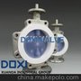 宣达DOXI供应衬F46蝶阀，涡轮驱动法兰蝶阀，手动蝶阀