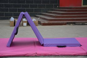 厂家直销加大加厚体操垫 海绵折叠瑜伽垫 家用健身保护垫
