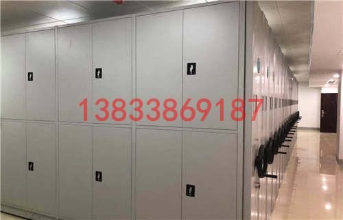 敦煌檔案庫房移動(dòng)密集柜電腦桌圖片