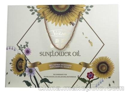 烏克蘭原裝進(jìn)口蔚萊葵花籽油禮盒1000ml 4瓶裝圖片