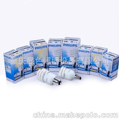 飛利浦螺旋節(jié)能燈5W/8W/12W/15W/20W/23W E27圖片