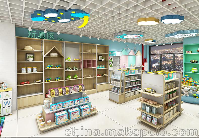 中山江门珠海母婴货架厂家母婴店货架批发孕婴店货架定制