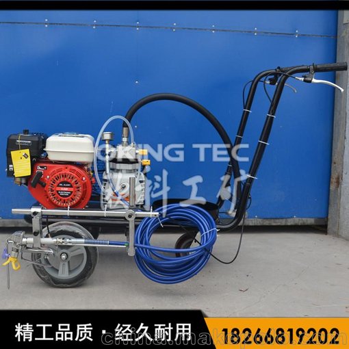 銷量品牌歐科牌公路劃線機價格 手推式全自動多功能劃線機圖片