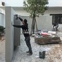 清水混凝土 墙面艺术涂料 清水砼打孔效果