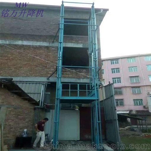 專業(yè)生產(chǎn)貨梯，液壓升降機 導(dǎo)軌式升降機 車間電梯 貨梯免費安裝圖片