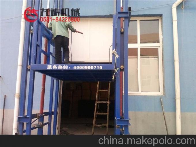 龍鑄機械 升降平臺山東濟南導軌式升降機圖片