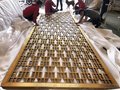 臻佳玫瑰金不锈钢屏风、花格、不锈钢隔断