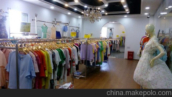 出售16年新款棉麻連衣裙/品牌折扣服裝批發(fā)/批發(fā)尾貨清貨架圖片