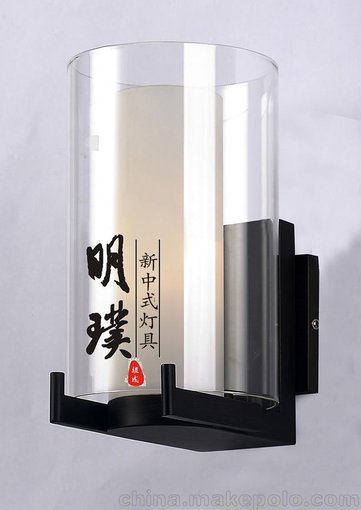 新中式鐵藝壁燈  現(xiàn)代中式布藝壁燈  餐廳新中式壁燈圖片