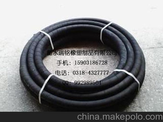瑞銘耐磨噴沙膠管橡膠,傳力膠管工藝,供貨及時圖片