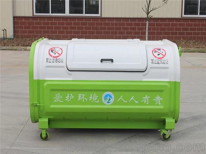 湖北三方垃圾箱 鉤臂式垃圾箱 戶外環(huán)衛(wèi)垃圾箱廠家直供圖片