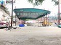 唐山市古冶区定做伸缩式雨篷布 遮雨户外帐雨棚专业厂家