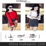 韩版时尚女装连衣裙套装批发秋 厂家直销沙河便宜女装货到付款