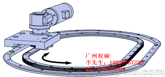 Hepco帶齒環(huán)形導軌-齒輪齒條傳動(dòng)圖片