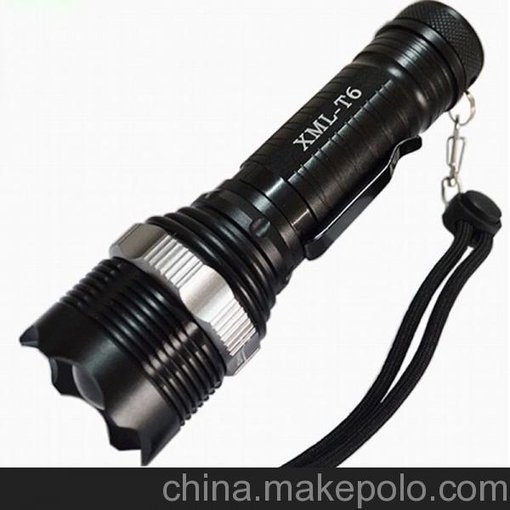 LED戶外強(qiáng)光手電筒 防水充電遠(yuǎn)射手電 三檔可調(diào)焦 廠家批發(fā)圖片