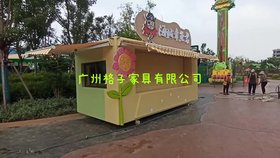 商业街移动售卖亭 夜市美食街餐车贩卖屋 景区小卖部摊位商亭
