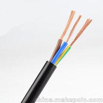 金环宇电线电缆RVV3x6平方护套软线全铜国标三芯中央空调电源线