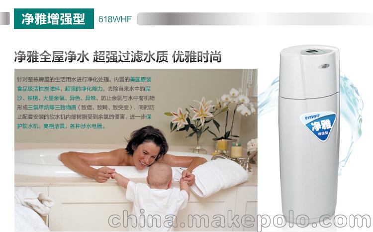 ECOWATER美國怡口凈水器618WHF家用過濾 全屋凈水凈化機