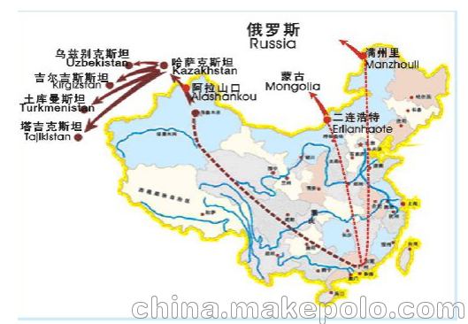 無(wú)錫到丘庫爾賽鐵路運輸服務(wù)圖片