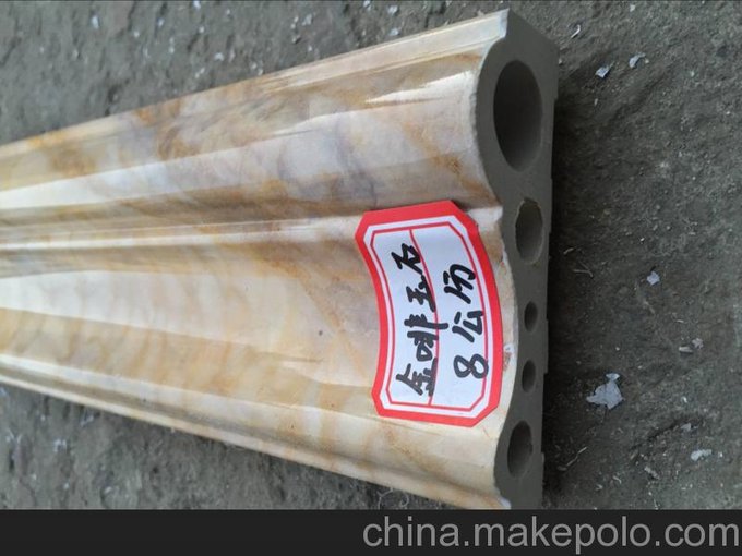 湖北大好8公分金啡玉石納米石塑線(xiàn)條圖片