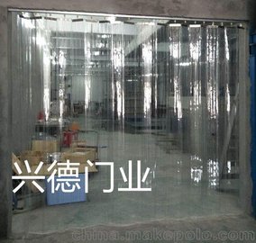 批發(fā)定做新型PVC透明軟門(mén)簾商場(chǎng)超市