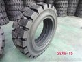 厂家直销 工业轮胎 28x9-15 实心叉车胎 全新耐磨