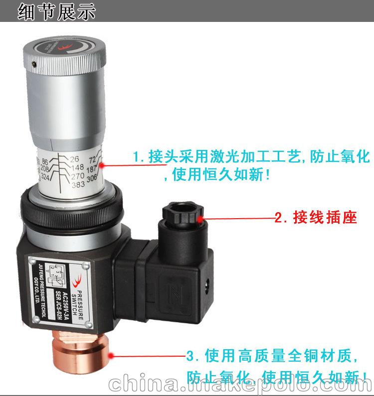 巨丰液压专业生产压力继电器JCS系列