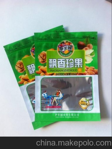 滕州金霖塑料包裝廠生產(chǎn)休閑食品干果包裝袋/拉鏈包裝袋圖片